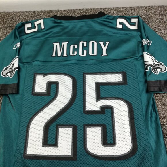 LeSean McCoy Philadelphia Eagles Jersey Reebok On Field Green Mens Small - Picture 8 of 11